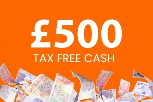 WIN £500 CASH -07/05