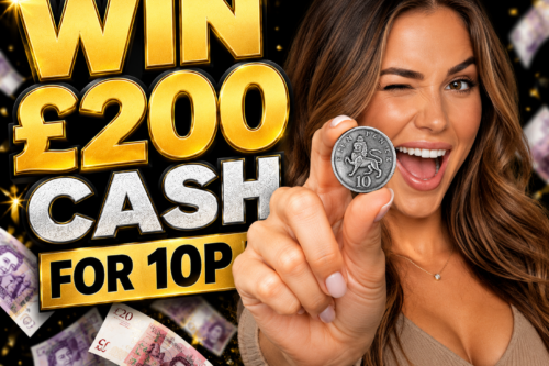 WIN £200 CASH FOR 10P- AUTO WIN 26/05