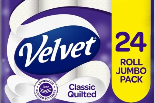 2 WINNERS-Velvet Classic Quilted Toilet Tissue 24 Rolls-AUTO WIN 03/05