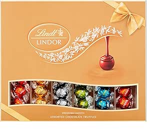 Lindt Lindor Assorted Chocolate Truffles Gift Box-AUTO WIN 10/05