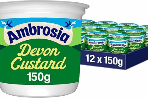Ambrosia Devon Custard Pots, Original Recipe, Creamy Ready-to-Eat Dessert, 150 g (Pack of 12)-AUTO WIN 20/05