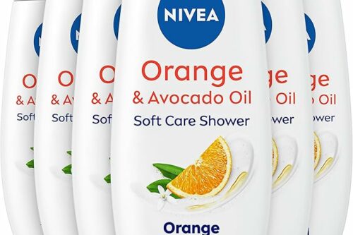 2 WINNERS-NIVEA Indulgent Moisture Orange Shower Cream, (250 ml, Pack of 6), Moisturising Shower Gel with Avocado Oil Luxurious Body Wash for Women, Body Wash-AUTO WIN 10/05