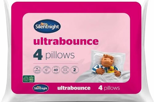 Silentnight Deluxe Ultrabounce Pillows 4 Pack -AUTO WIN 20/05