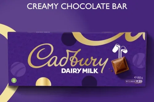 2X CADBURY DAIRY MILK CHOCOLATE GIFT BAR, THE CLASSIC CREAMY TASTE, GREAT FOR GIFTING, EXTRA-LARGE, 850 G X2 AUTO-WIN 15/05