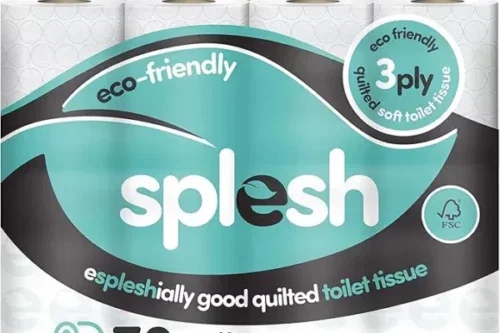 Splesh by Cusheen 3-ply Toilet Roll - Unscented (72 Pack) Soft, Quilted Bulk Toilet Rolls, Toilet Tissue and Loo Rolls – Eco-Friendly Toilet Paper Sustainably Crafted in The UK AUTO-WIN 08/05
