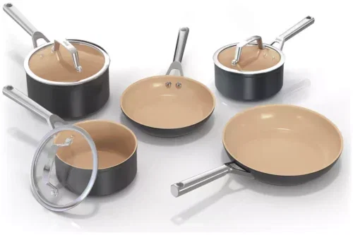 Ninja Extended Life 5 Piece Ceramic Pan Set-11/05