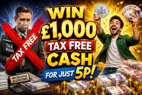 Win £1,000 Tax Free Cash For Just 5p!-AUTO WIN 05/06