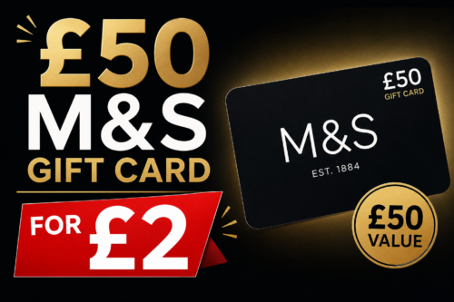 £50 M&S GIFT CARD-AUTO WIN 20/05