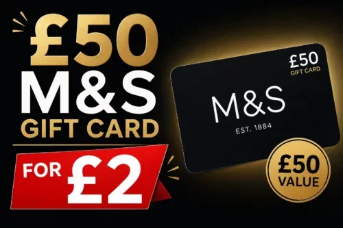 £50 M&S GIFT CARD-AUTO WIN 03/06