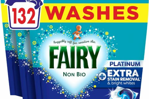 Fairy Non Bio Platinum Washing Pods Extra Stain Removal (44ctx3) 132ct AUTO-WIN 18/05