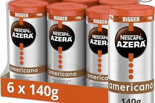 NESCAFÉ Azera Americano Instant Coffee 140g (Pack of 6)-AUTO WIN 05/05