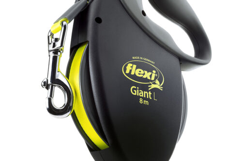 Flexi Giant Extending Dog Lead 8m Black Large-AUTO WIN 16/05