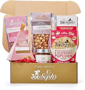 Joe & Seph's Popcorn Pamper Gift Box (1 Unit) – Premium Popcorn Selection with Chocolate Bites & Caramel Dip, Vegetarian Suitable, Gluten Free,-AUTO WIN 20/05