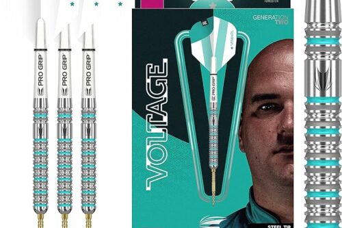 Target Darts Rob Cross Gen 2 90% Tungsten Swiss Point Steel Tip Darts Set-AUTO WIN 08/05