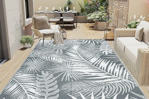 LARGE OUTDOOR RUGS FOR GARDEN WATERPROOF 180 X 270 CM-AUTO WIN 19/05