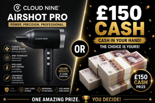 Cloud Nine AirShot Pro or £150 Cash-AUTO WIN 10/05