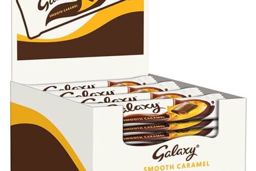 Galaxy Chocolate Bars, Smooth Caramel & Milk Chocolate Bulk Box, 24 x 48g-AUTO WIN 31/05