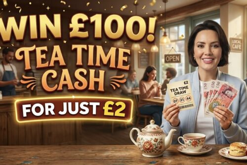 WIN £100 TEA TIME CASH-AUTO WIN 06/05