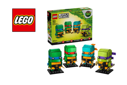 Lego 40878 Brickheadz Teenage Mutant Ninja Turtle Figures AUTO-WIN 23/05