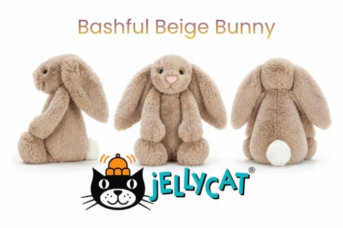 JELLYCAT Bashful Beige Bunny AUTO-WIN 07/05
