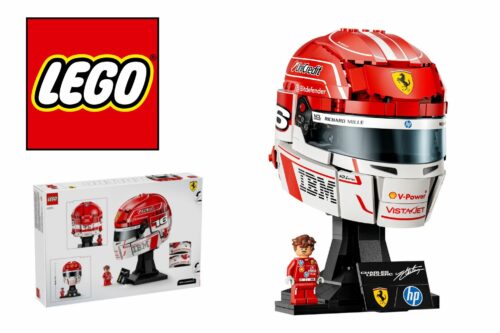 LEGO Scuderia Ferrari HP Charles Leclerc Helmet 43014 AUTO WIN 09/05