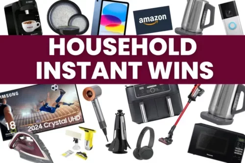 HOUSEHOLD INSTANT WINS- MAIN PRIZE AUTO WIN – 16/05