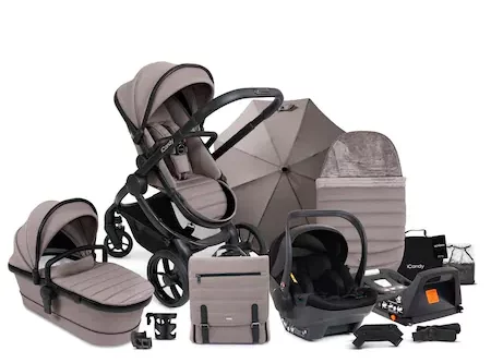 iCandy Porcini Peach7 Travel System Bundle-AUTO WIN 12/05