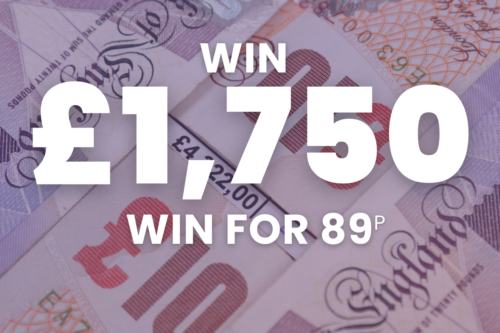 WIN £1750 FOR 89P-19/05