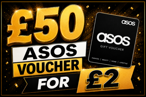 £50 ASOS GIFT CARD-AUTO WIN 15/05