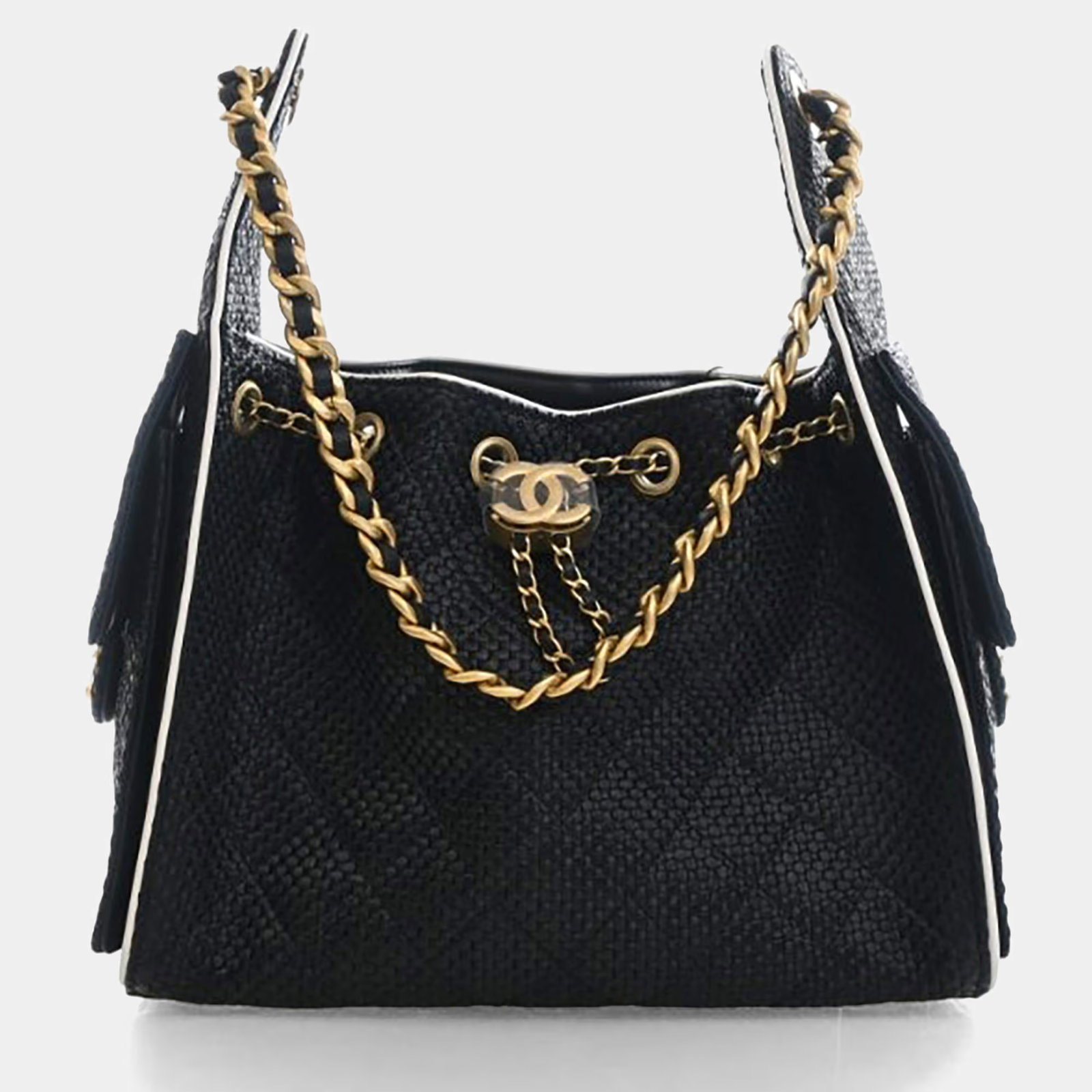CHANEL 25 Small Raffia Hobo-AUTO WIN 12/05