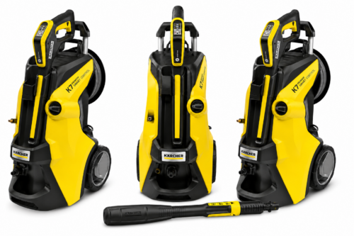 Kärcher K 7 Premium Smart Control Flex Pressure Washer, Pressure: max. 180 bar, Flow Rate: 550 l/h, Area: 60 m²/h, Water Filter, Weight: 17.8 kg, High-Pressure Flex Hose and Gun, Multi Jet Spray Lance AUTO-WIN 08/05