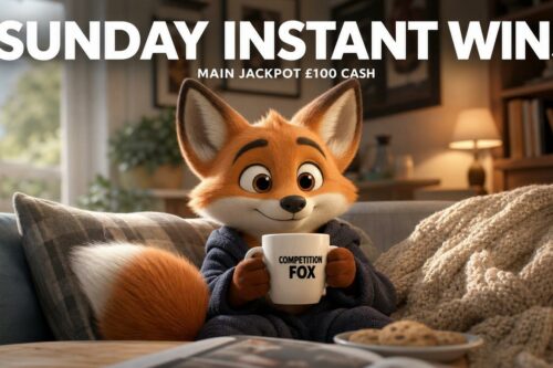 SUNDAY INSTANT WINS- MAIN JACKPOT £100 CASH - AUTO WIN 24/05