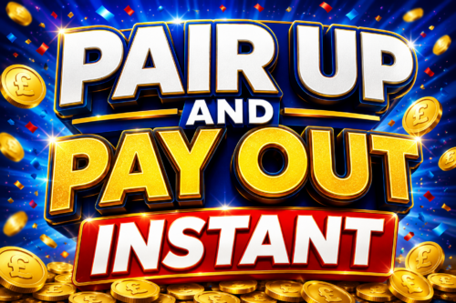 PAIR UP AND PAY OUT INSTANT- AUTO WIN 18/06