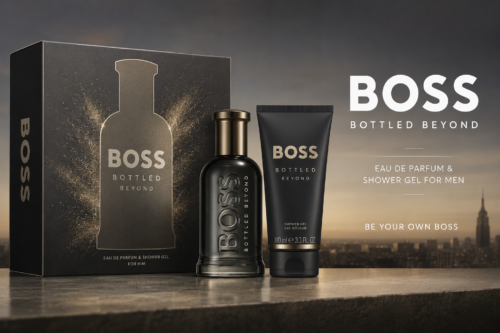 BOSS Bottled Beyond Eau de Parfum and Shower Gel for Men Duo Giftset 50ml-AUTO WIN 08/06