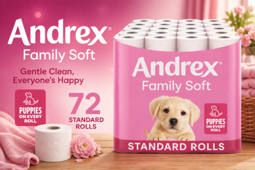 Andrex Family Soft Toilet Roll - 72 Toilet Rolls, Bulk Buy, Fragrance Free, FSC Certified AUTO-WIN 29/06