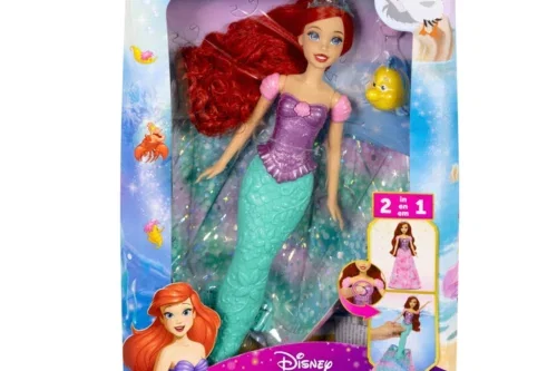 Disney Princess Fashion Doll Transforming Ariel-AUTO WIN 28/06