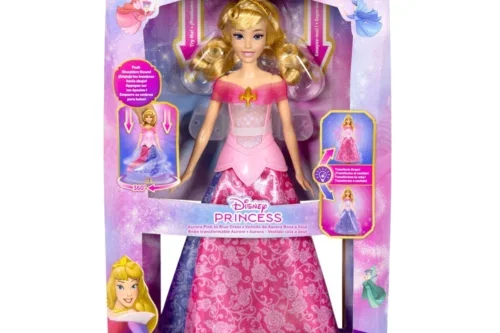 Disney Princess Fashion Doll Aurora Pink to Blue Dress-AUTO WIN 23/06