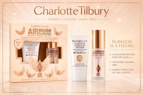 Charlotte Tilbury Airbrush Flawless Protect , Prime & Set Kit -AUTO WIN 07/07