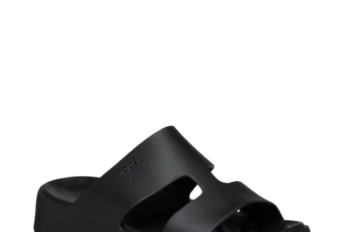 Crocs Black Getaway Platform H-Strap Sandals-AUTO WIN 19/06