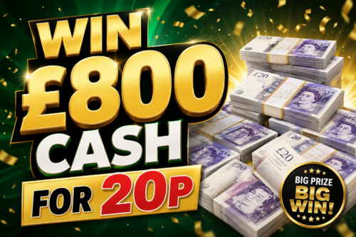 WIN £800 CASH FOR 20P - AUTO WIN-22/06
