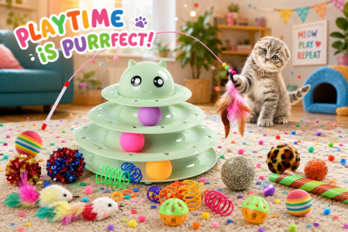 2 WINNERS SUHACO 21 PACK CAT TOYS FOR INDOOR CATS INTERACTIVE KITTEN TOY FUN ROLLER 3 LEVEL CATS BALL TOYS WITH CATNIP BALL SELF PLAY CAT FEATHER WAND KITTY TOY FOR BOREDOM (GREEN)-AUTO WIN 06/06