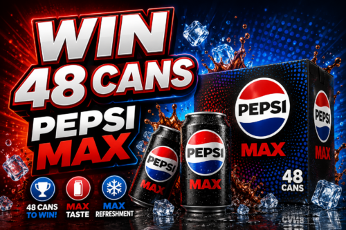 48 CANS OF PEPSI MAX AUTO-WIN 17/06