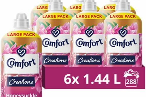 COMFORT CREATIONS HONEYSUCKLE & SANDALWOOD FABRIC CONDITIONER WITH STAY FRESH TECHNOLOGY 6X 1.44 L (288 WASHES)-AUTO WIN 14/06