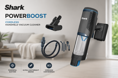 Shark PowerBoost Cordless Handheld Vacuum Cleaner-AUTO WIN 18/06