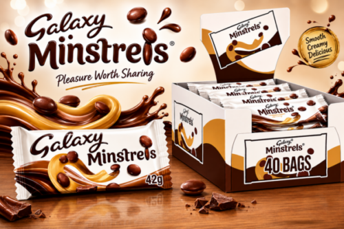 Galaxy Minstrels Chocolate Bag 42g x Case of 40 -AUTO WIN 10/06
