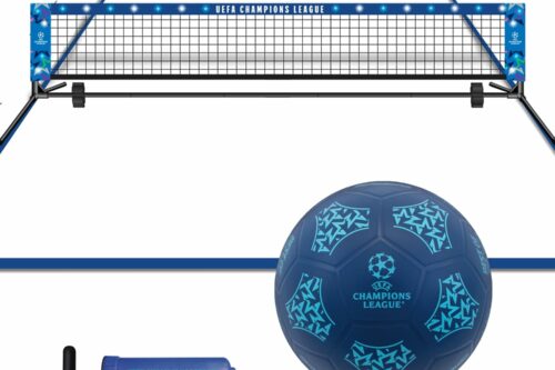 Hy-Pro Officially Licensed UEFA Champions League Football Tennis - UCL, Merchandise, With LED Lights, Size 5 Playground Ball and Pump Included-AUTO WIN 24/06