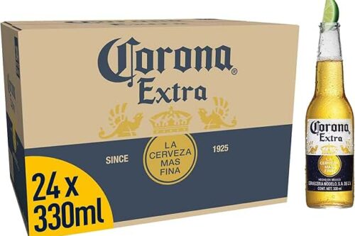 Corona Extra Lager Beer Bottle, 24 x 330 ml-AUTO WIN