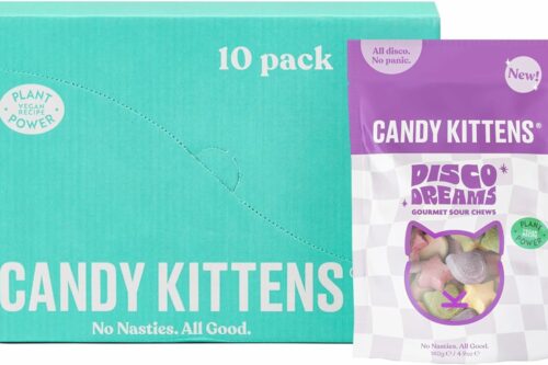 Candy Kittens Vegan Sweets, Disco Dreams – Plant-Based Vegan Treats with Fruity Flavours, No Nasties, Made with Real Fruit Juice – Ideal Snacks for Sweet... AUTO-WIN 19/06