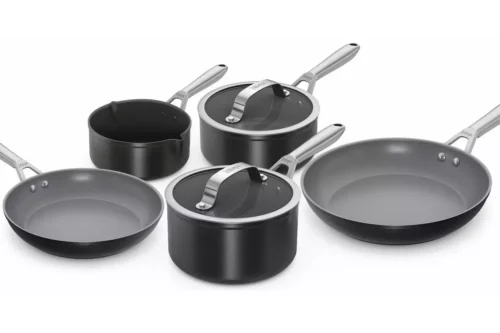 Ninja Ceramic Pro 5 Piece Aluminium Pan Set - Black-AUTO WIN 15/06