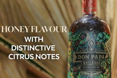 Don Papa Masskara 70cl - 40% ABV Spiced Rum: Distilled in Sugarlandia, Philippines | Premium Edition | Great for Cocktails AUTO-WIN 17/06